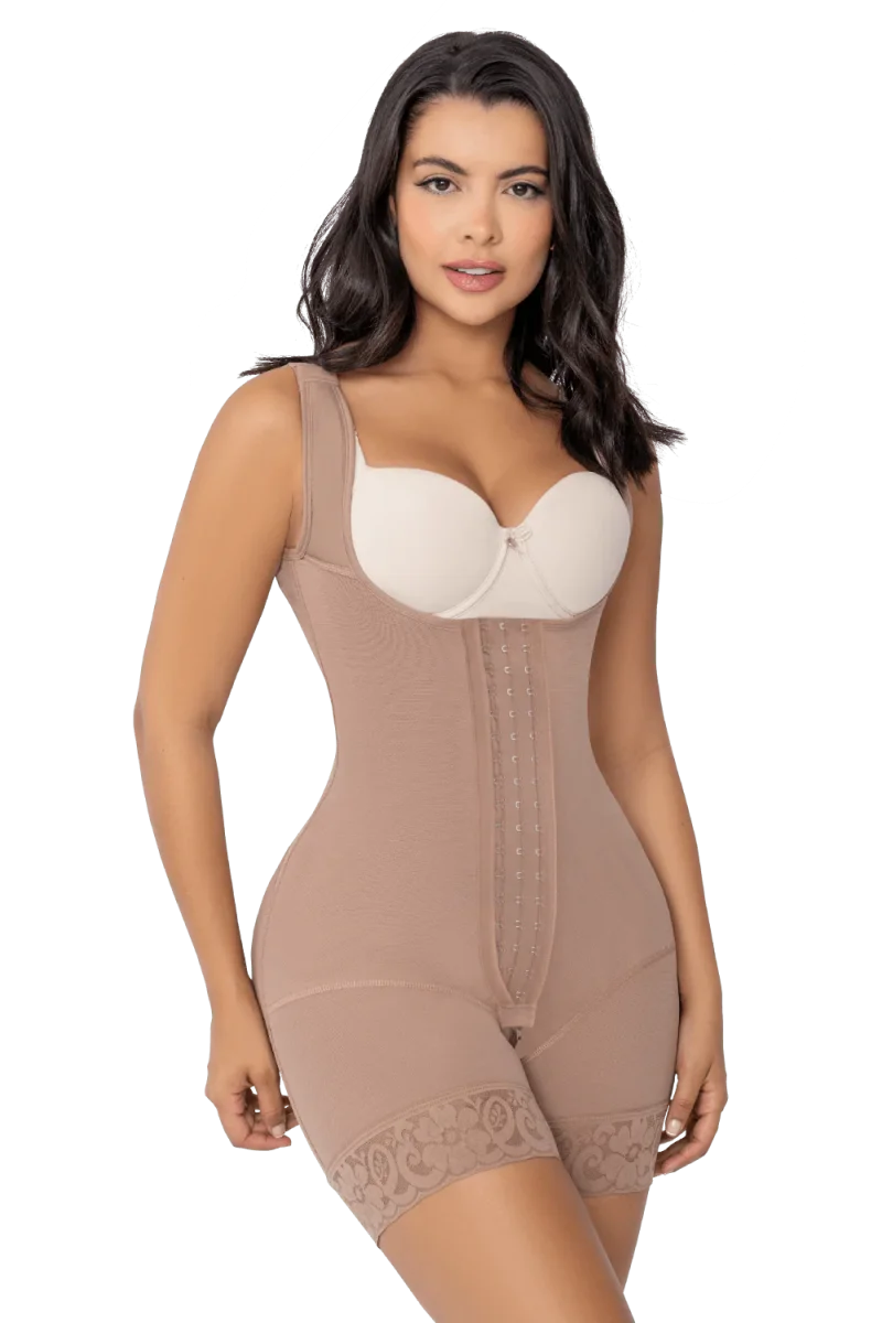 2020 – Short Modelador com Alças Largas – Tam S – Nude