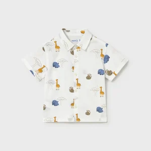 Camisa m/curta estampada  MAYORAL 1114