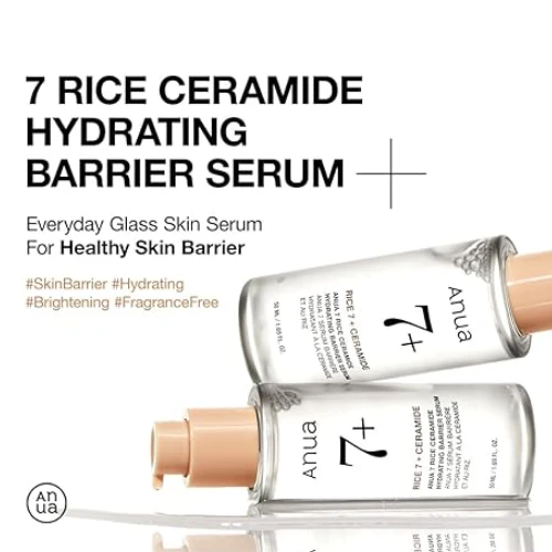 Anua Rice 7 Ceramide Hydrating Barrier Serum 50ml - Image 5