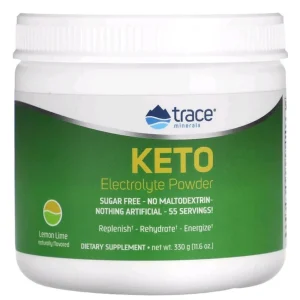 Eletrólito Cetônico em Pó, Sem Açúcar, Sabor Limão, 330 g