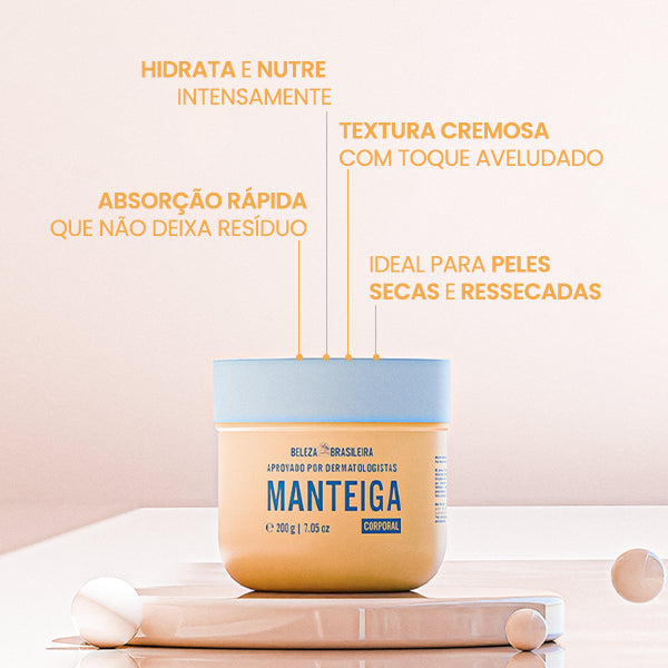 Manteiga Hidratante Corporal – Beleza Brasileira 200g - Image 3