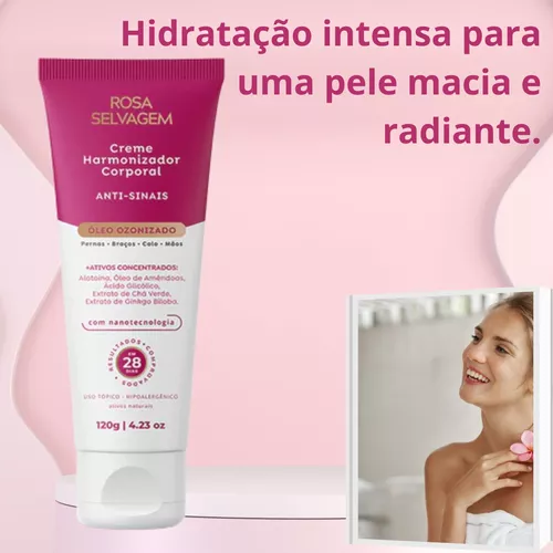 HARMONIZADOR CORPORAL ANTI-SINAIS COM NANOTECNOLOGIA – ROSA SELVAGEM 120G - Image 4