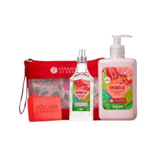 Combo Perfumado Bromélia: Spray Perfumado e Sabonete + Necessaire