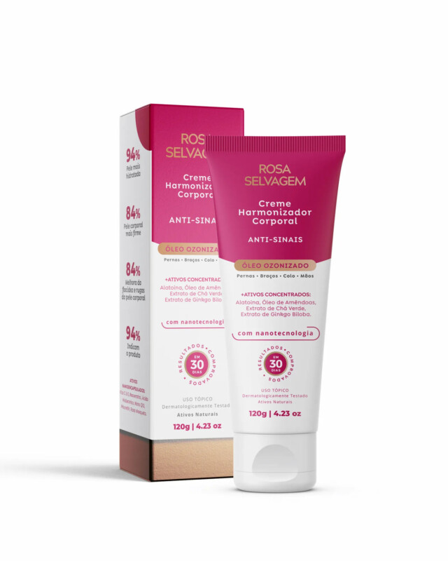 HARMONIZADOR CORPORAL ANTI-SINAIS COM NANOTECNOLOGIA – ROSA SELVAGEM 120G - Image 2