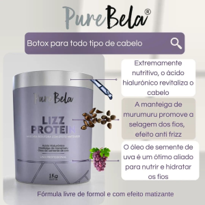 Botox Lizz Protein Pure Bela