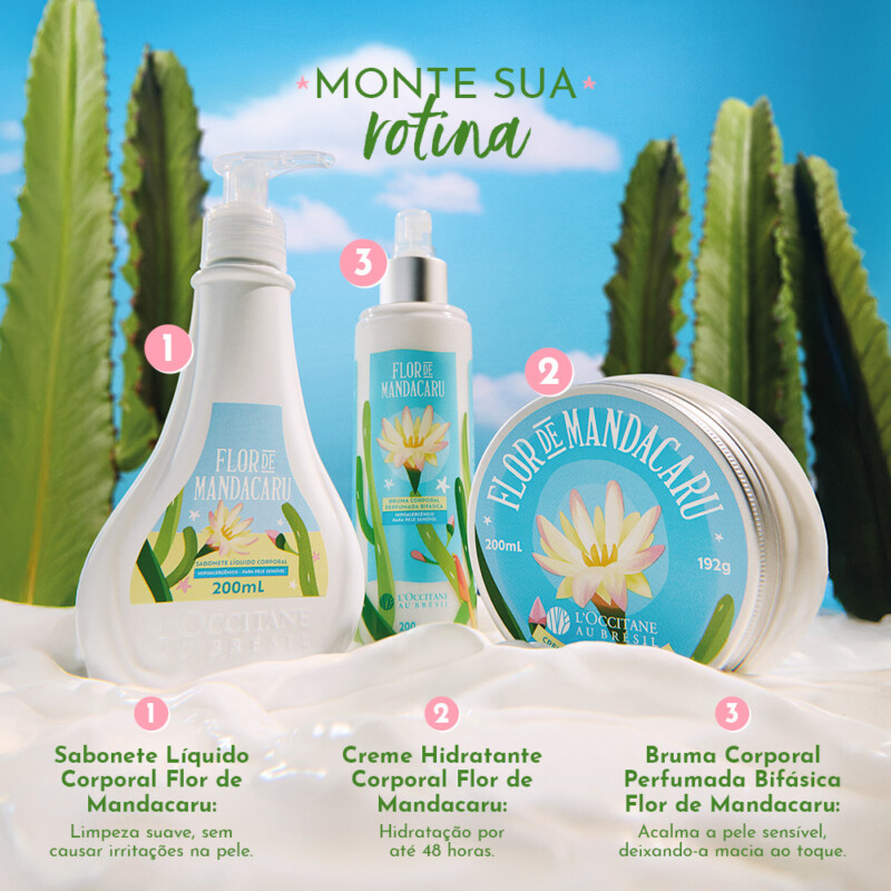 Bruma Corporal Perfumada Bifásica Flor de Mandacaru 200mL - Image 4