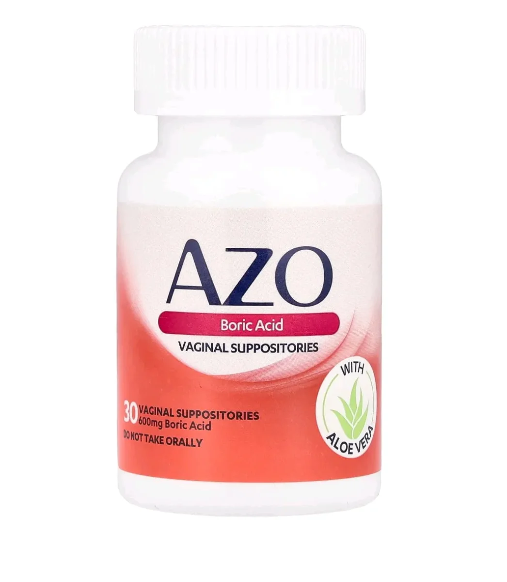 Ácido bórico, supositórios vaginais, 600 mg, 30 supositórios - Image 3